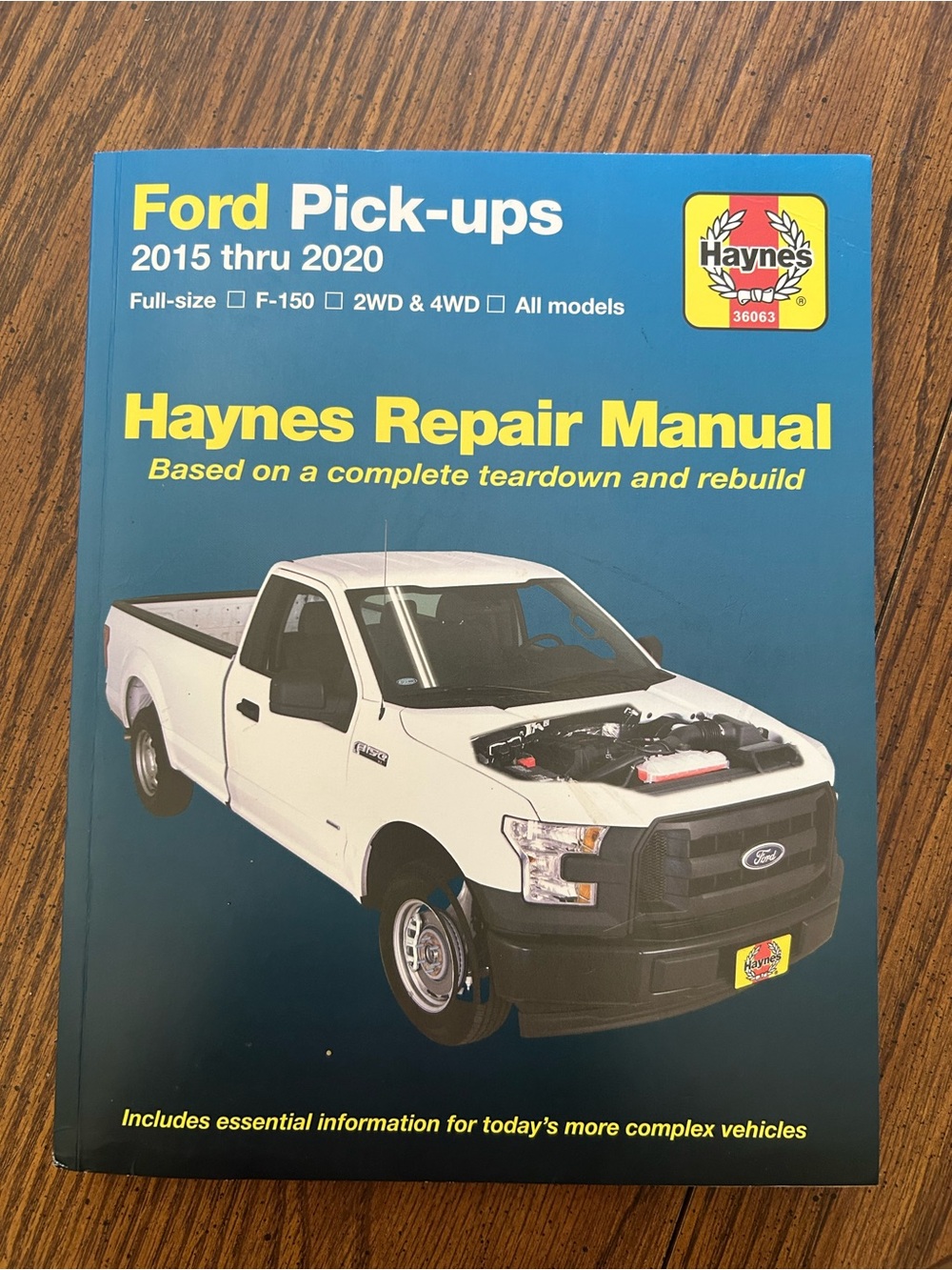 Haynes Repair Manual-Ford Pickup Trucks 2015 thru 2020